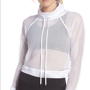 KORAL MESH CROPPED SWEATER